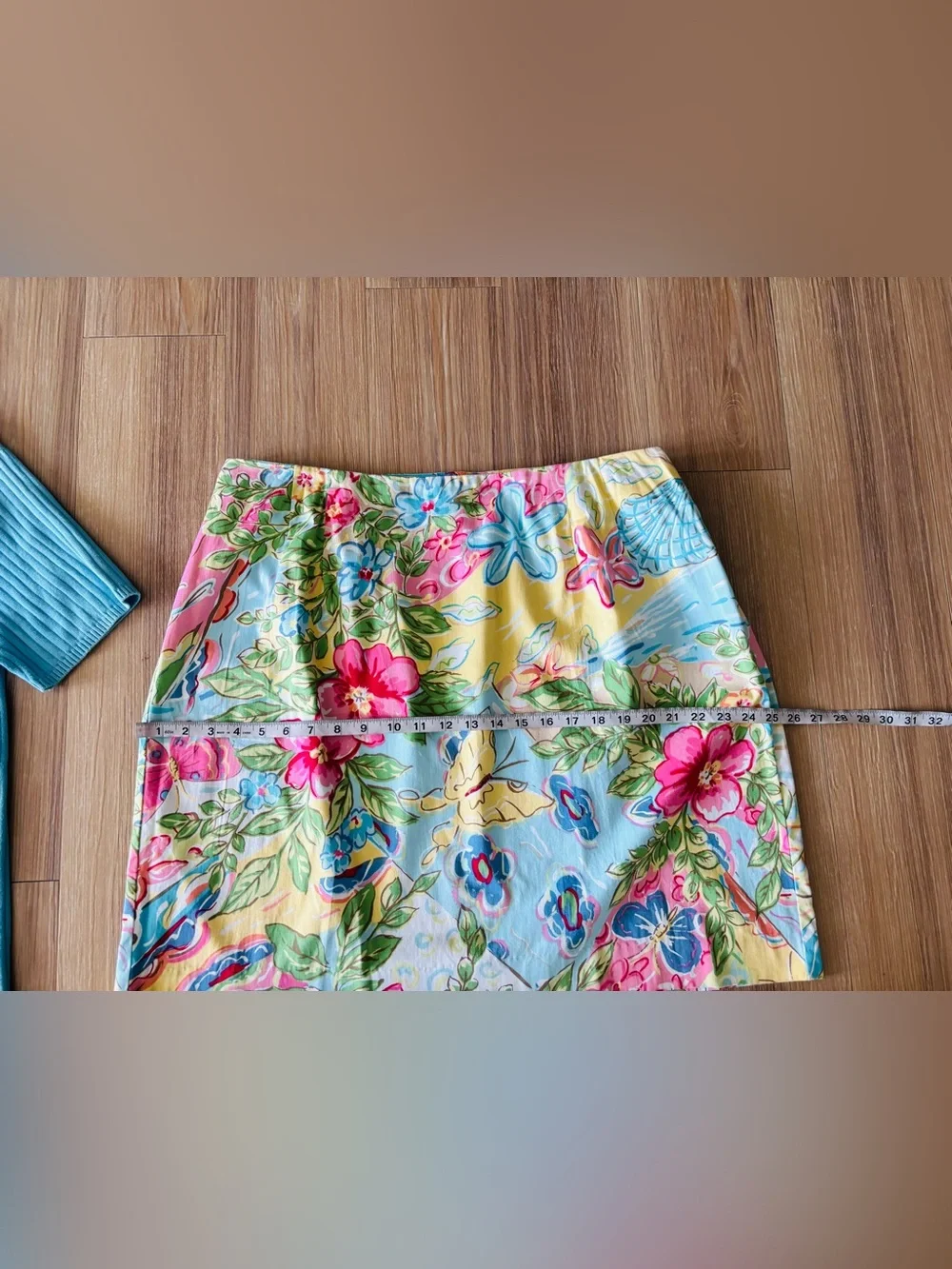 VTG Talbots Outfit Sweater Skirt Set Floral Colorful Women 20W Boho Retro 90s